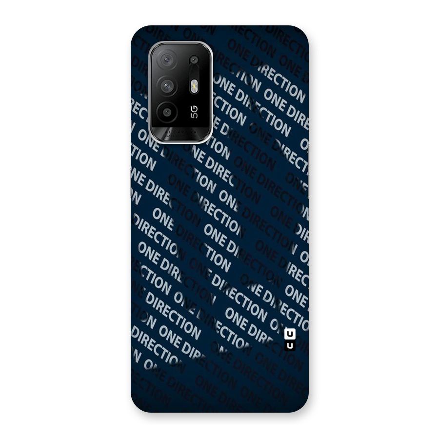 Blue Way Back Case for Oppo F19 Pro Plus 5G