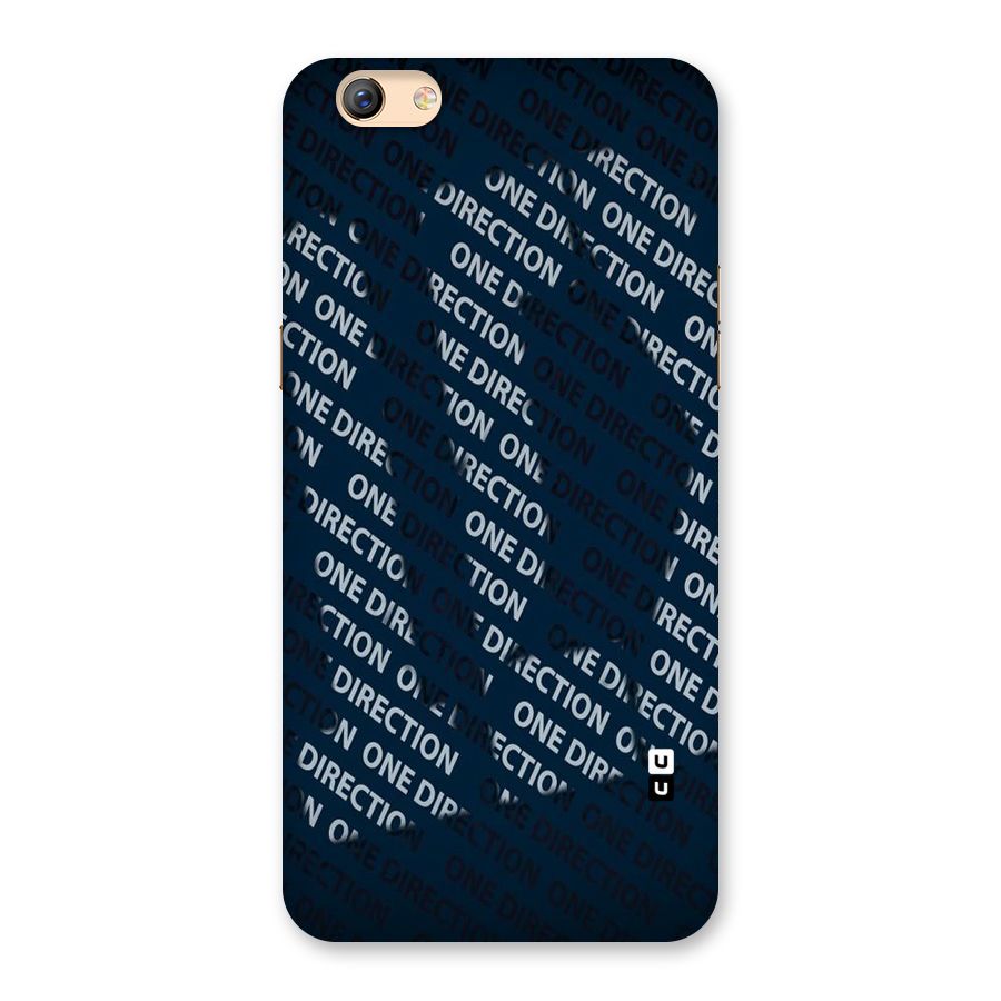 Blue Way Back Case for Oppo F3 Plus