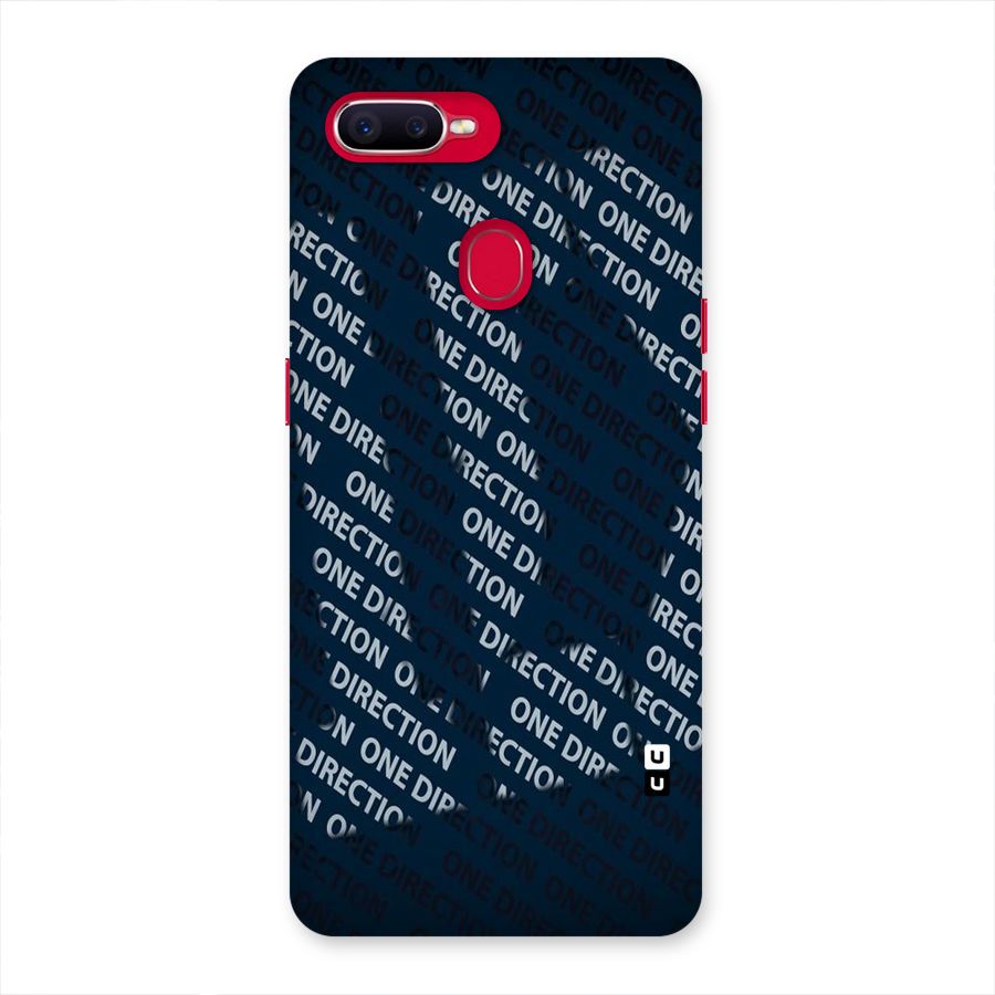 Blue Way Back Case for Oppo F9 Pro