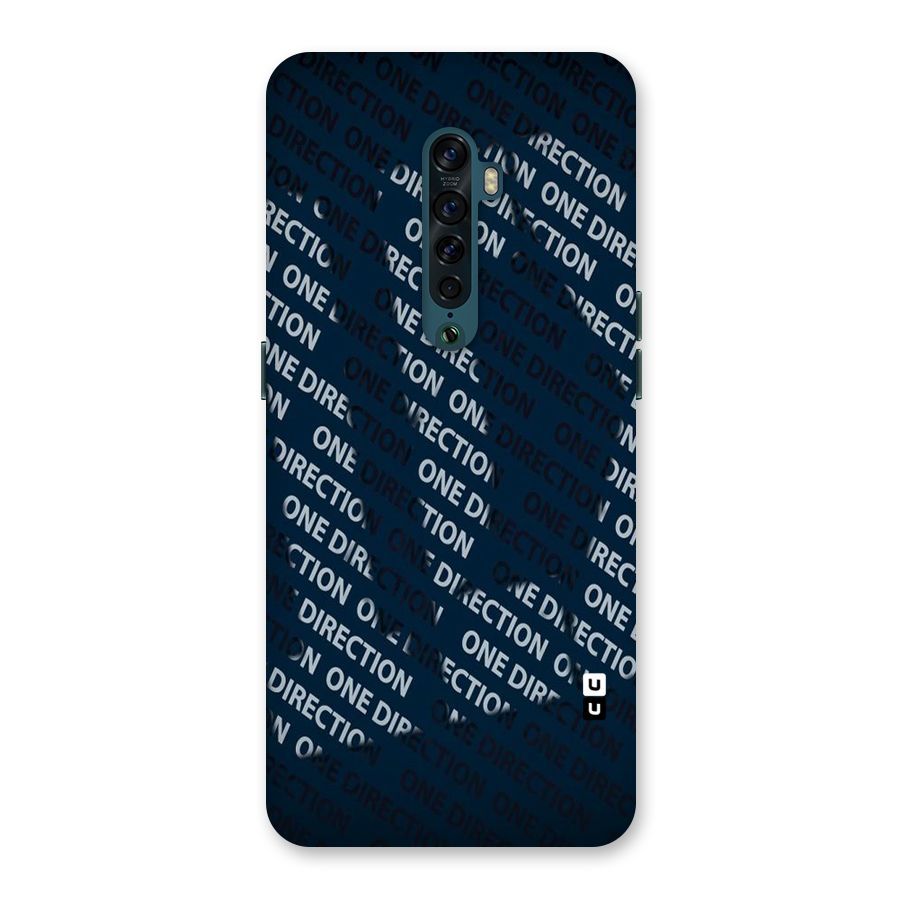 Blue Way Back Case for Oppo Reno2