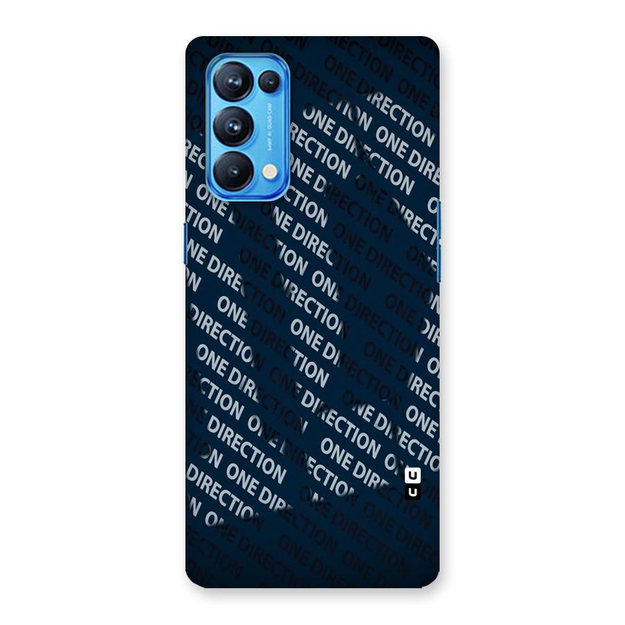 Blue Way Back Case for Oppo Reno5 Pro 5G