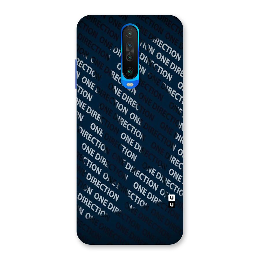 Blue Way Back Case for Poco X2