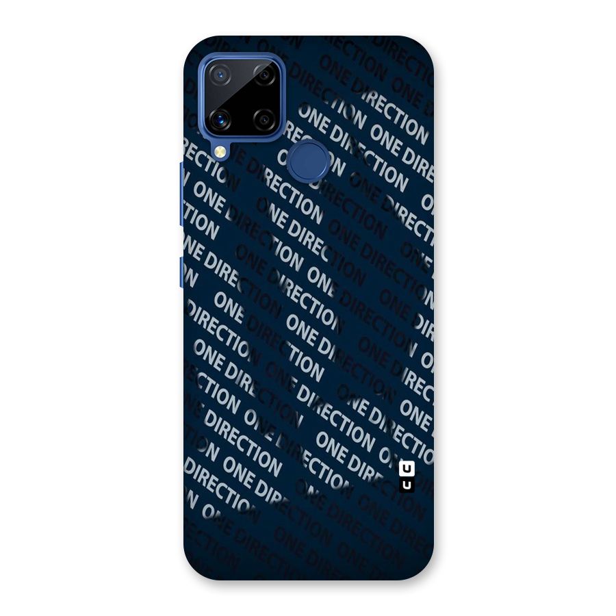 Blue Way Back Case for Realme C15