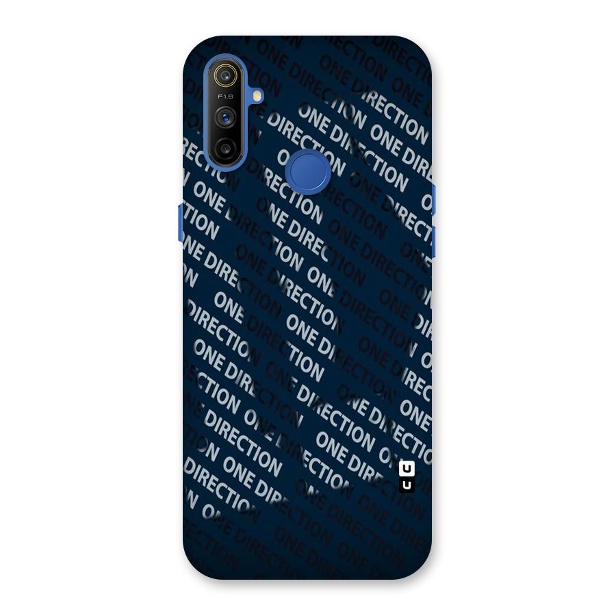 Blue Way Back Case for Realme Narzo 10A