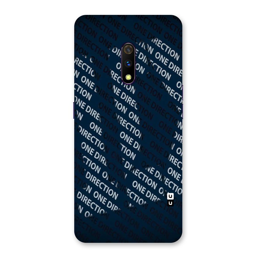 Blue Way Back Case for Realme X