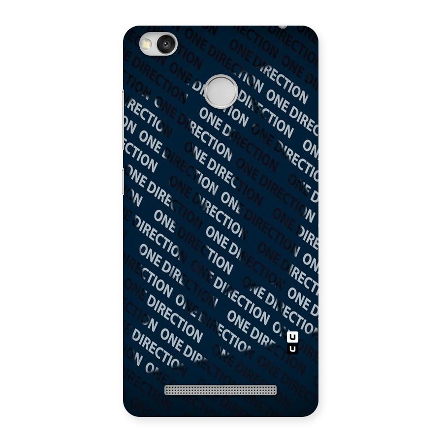 Blue Way Back Case for Redmi 3S Prime