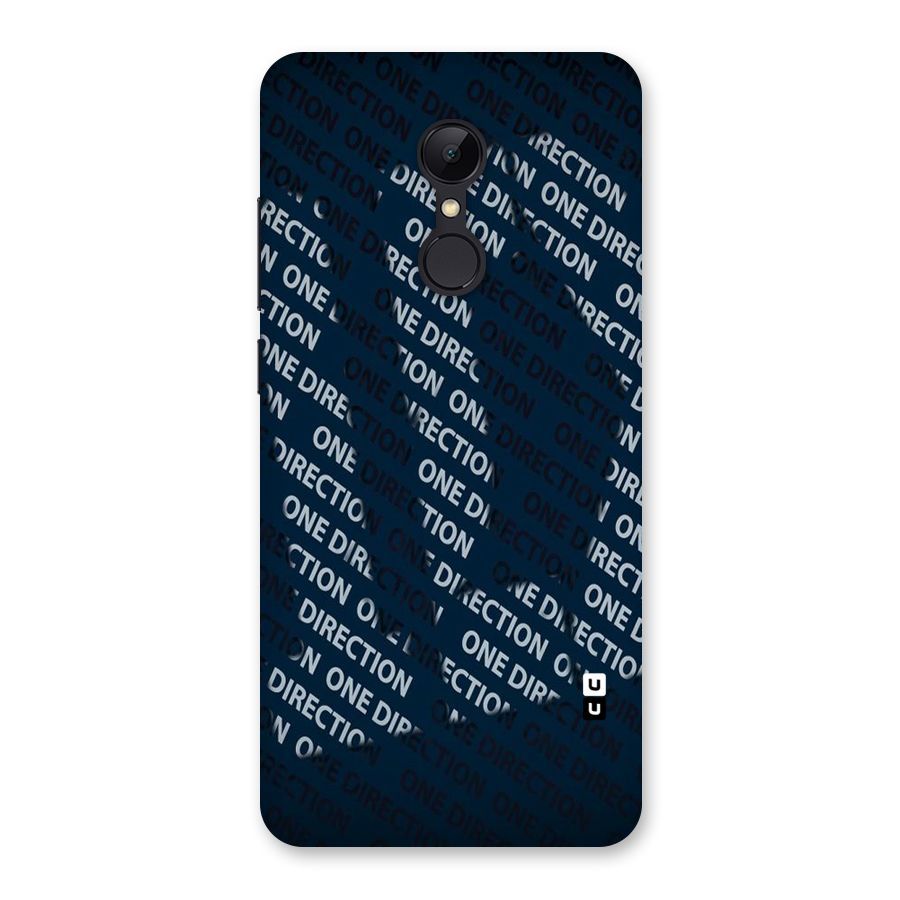 Blue Way Back Case for Redmi 5