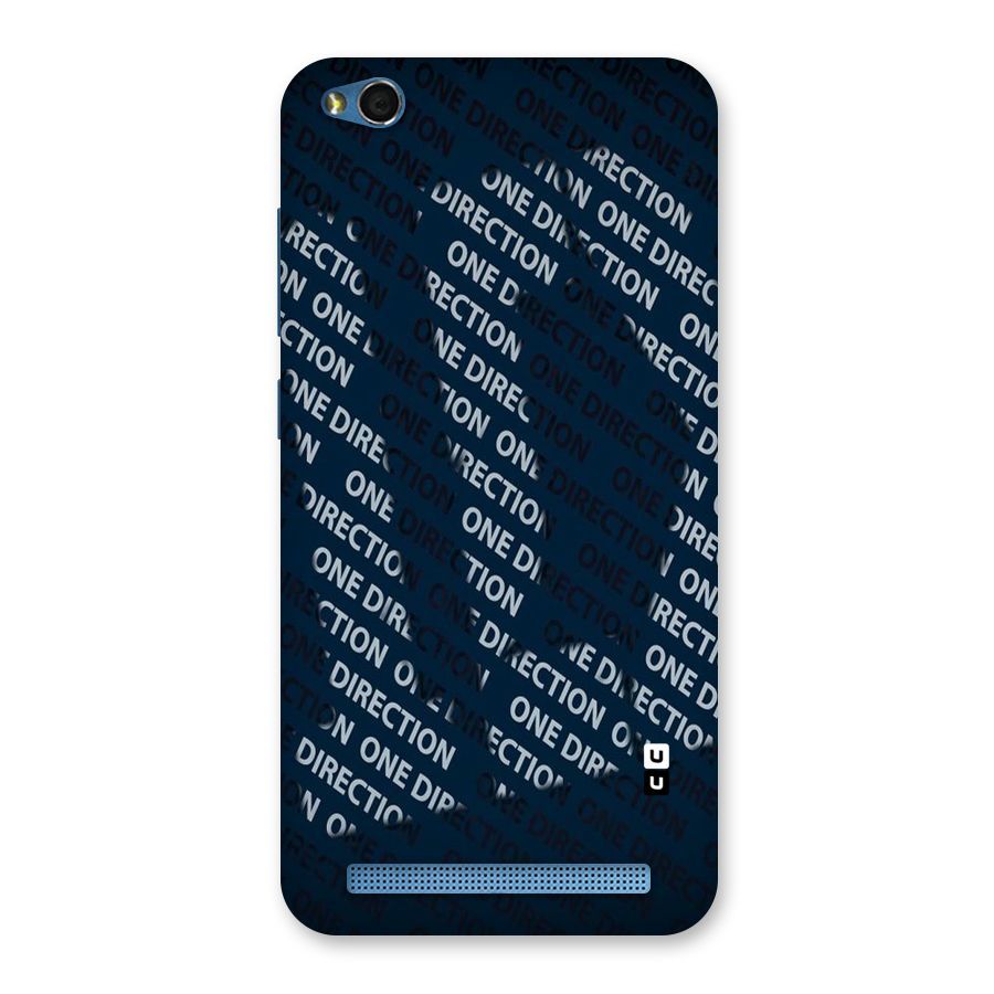 Blue Way Back Case for Redmi 5A