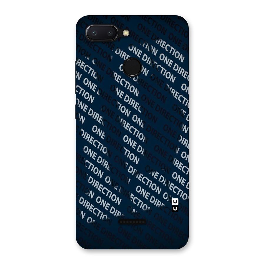 Blue Way Back Case for Redmi 6