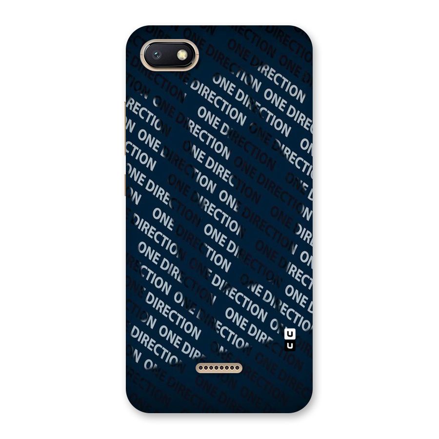 Blue Way Back Case for Redmi 6A