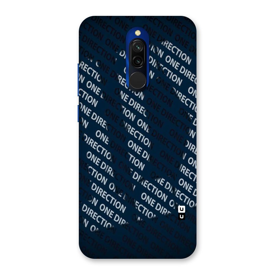 Blue Way Back Case for Redmi 8