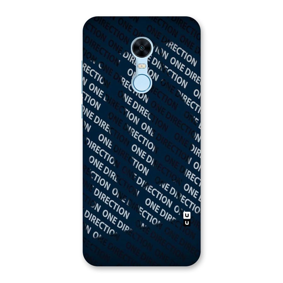 Blue Way Back Case for Redmi Note 5