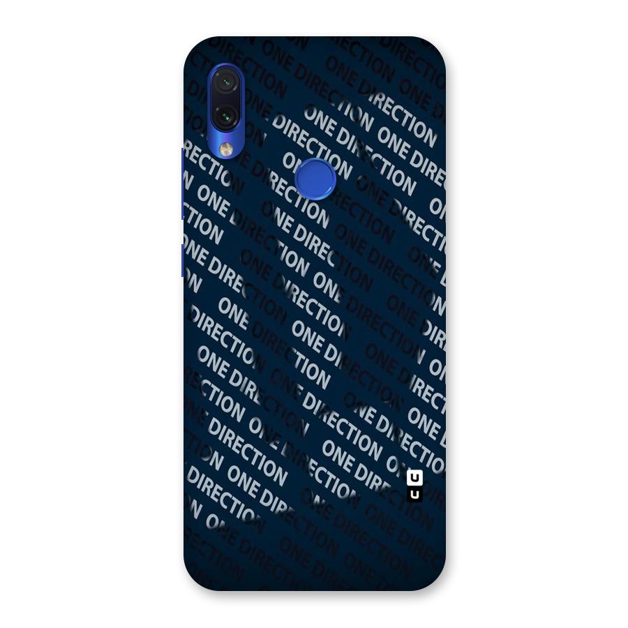 Blue Way Back Case for Redmi Note 7