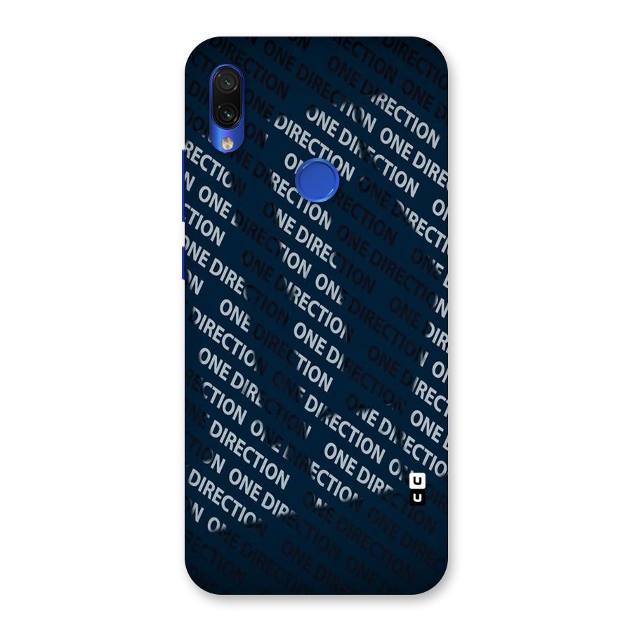 Blue Way Back Case for Redmi Note 7S