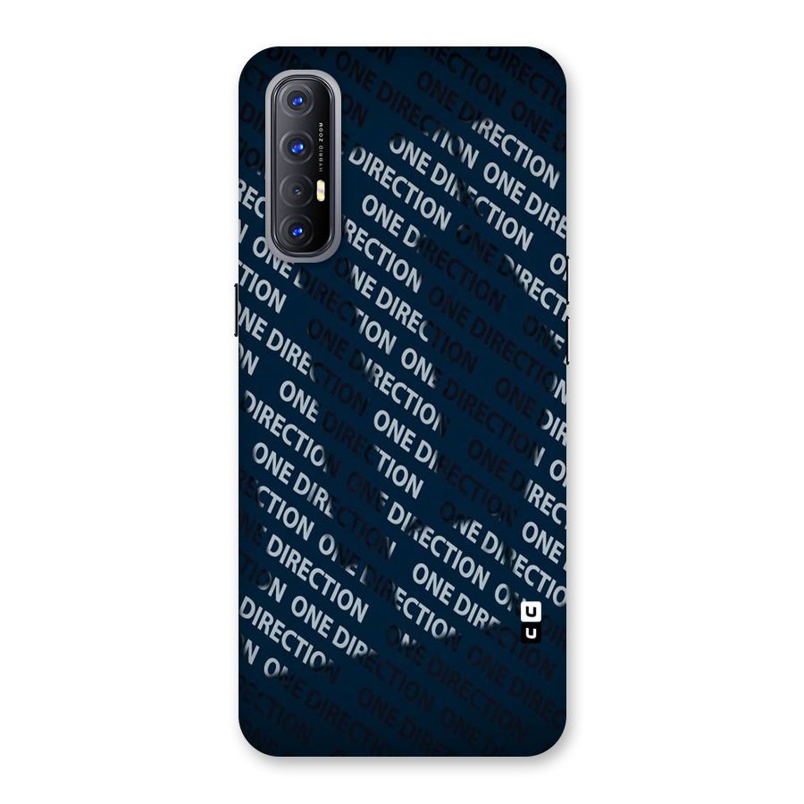Blue Way Back Case for Reno3 Pro