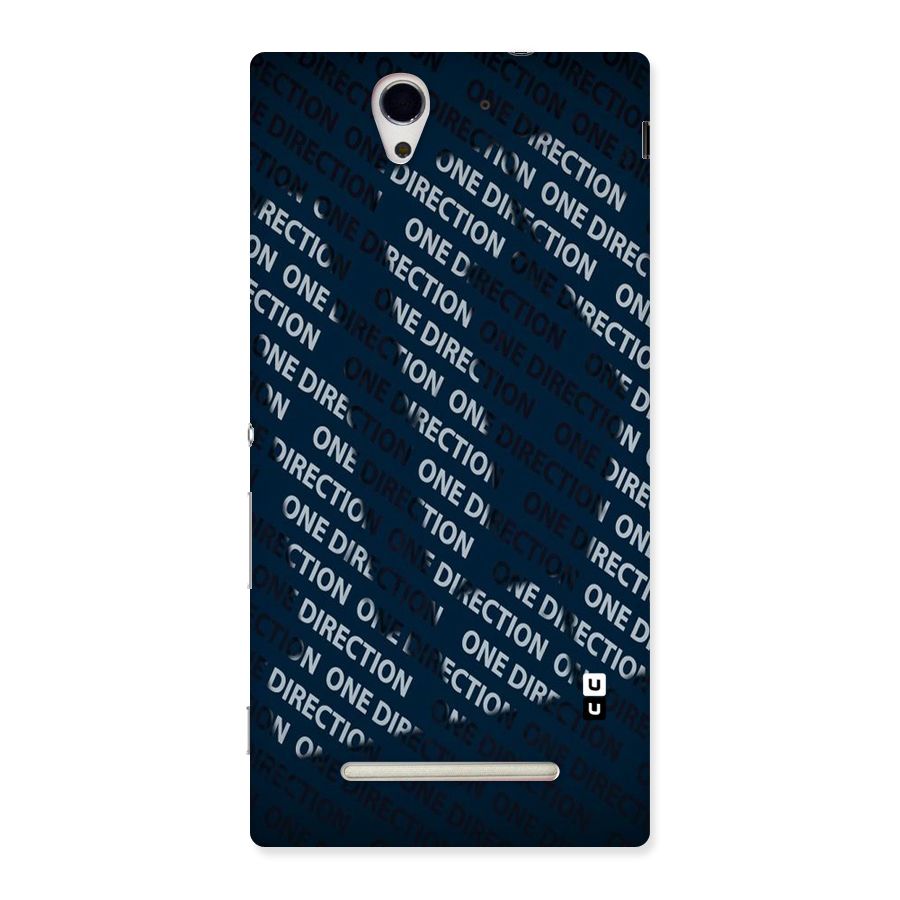 Blue Way Back Case for Sony Xperia C3