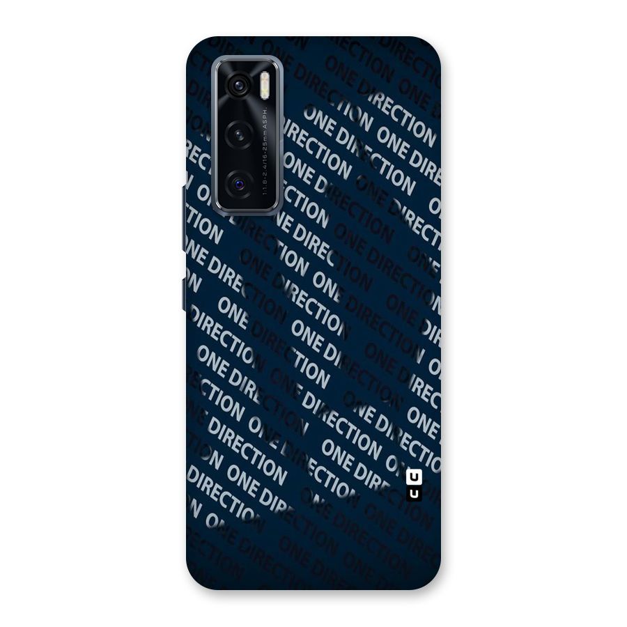 Blue Way Back Case for Vivo V20 SE