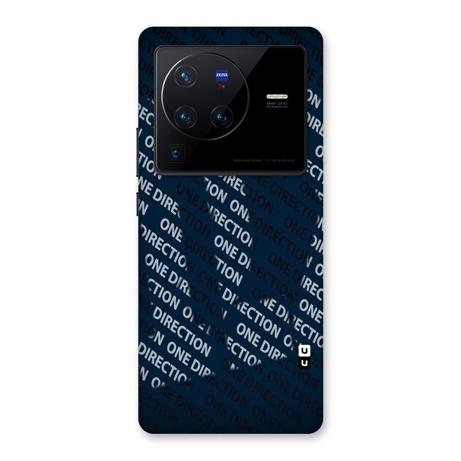 Blue Way Back Case for Vivo X80 Pro
