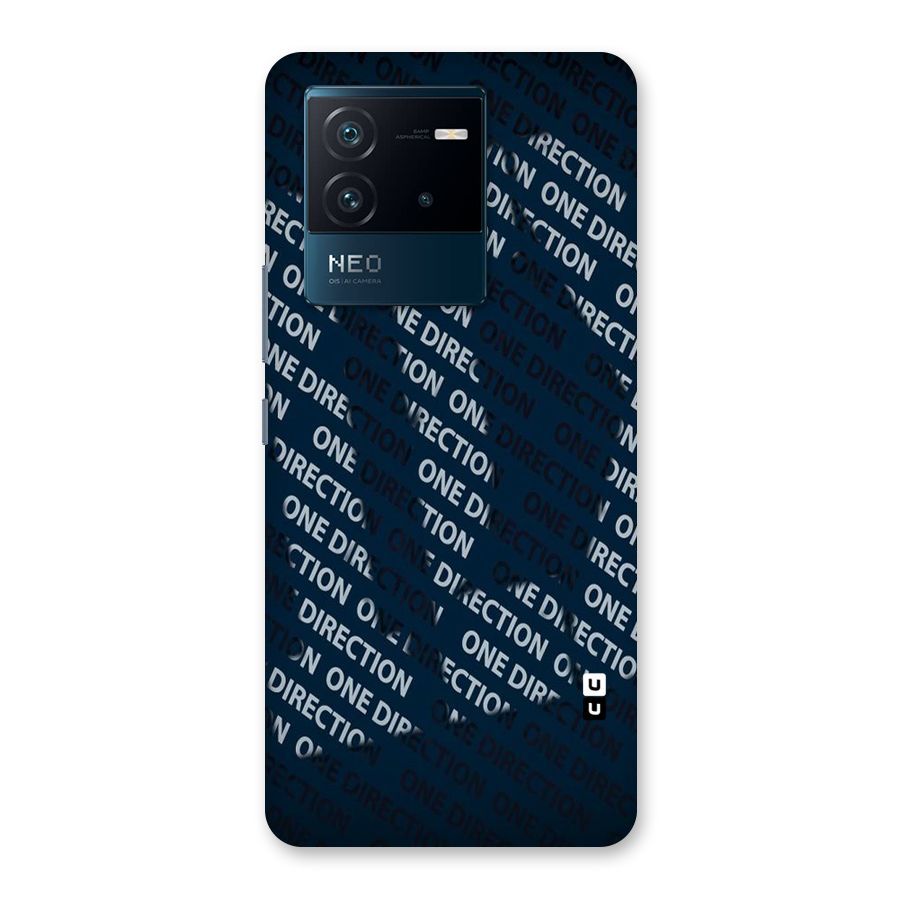 Blue Way Back Case for Vivo iQOO Neo 6 5G