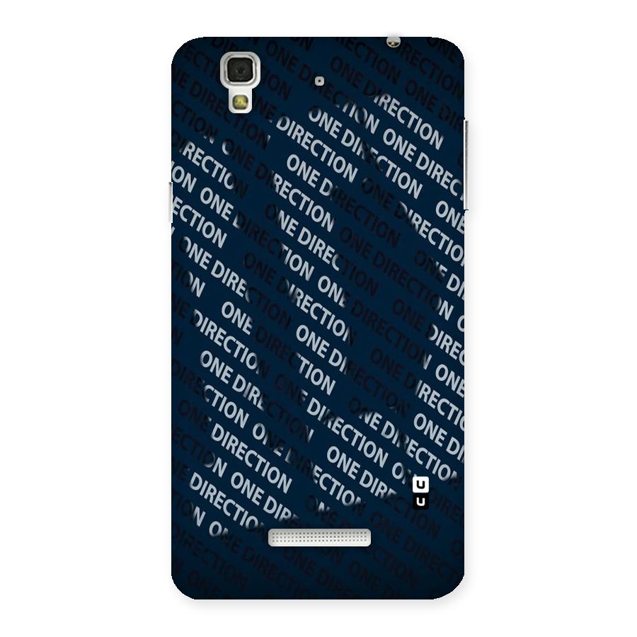 Blue Way Back Case for Yu Yureka