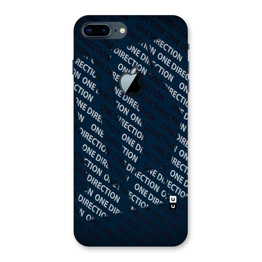 Blue Way Back Case for iPhone 7 Plus Apple Cut