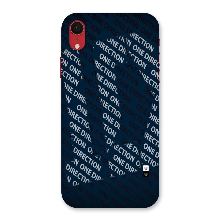 Blue Way Back Case for iPhone XR