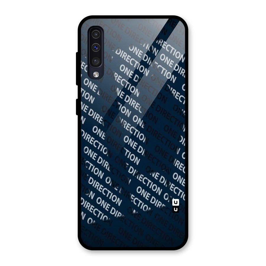 Blue Way Glass Back Case for Galaxy A50