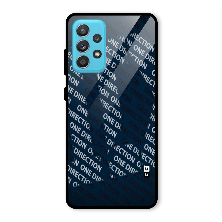Blue Way Glass Back Case for Galaxy A52s 5G