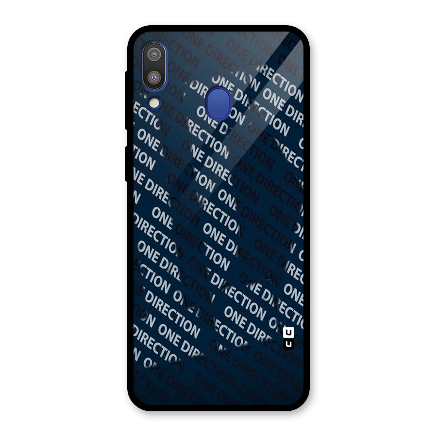 Blue Way Glass Back Case for Galaxy M20