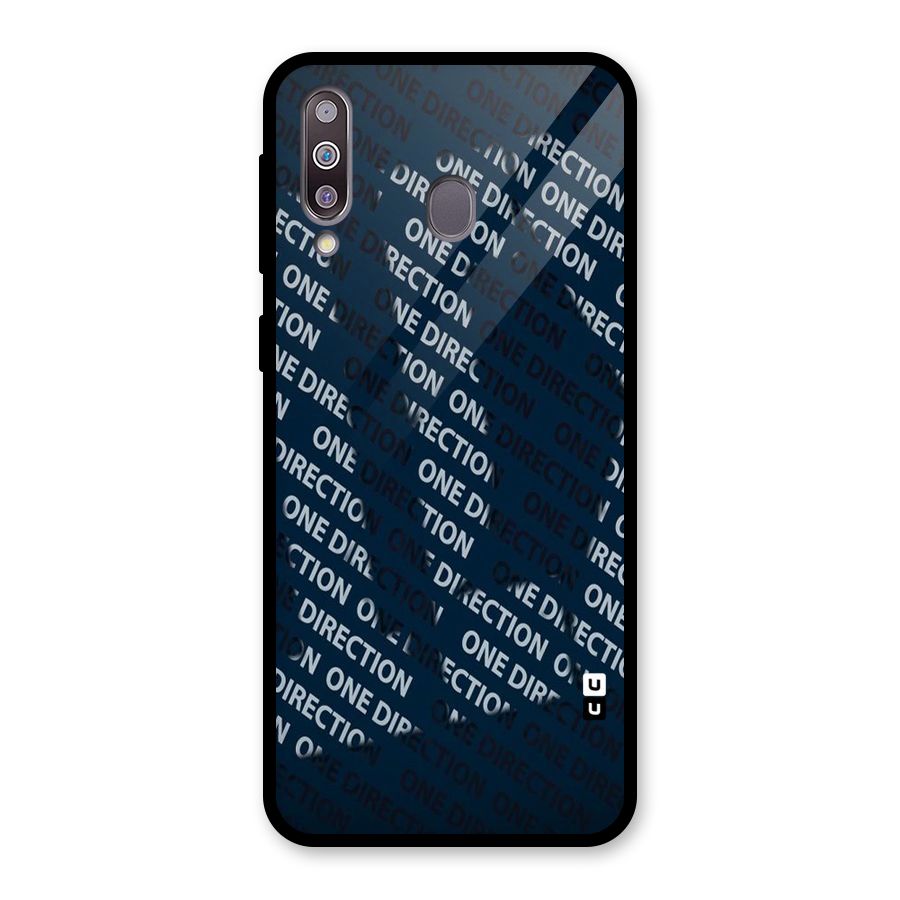 Blue Way Glass Back Case for Galaxy M30