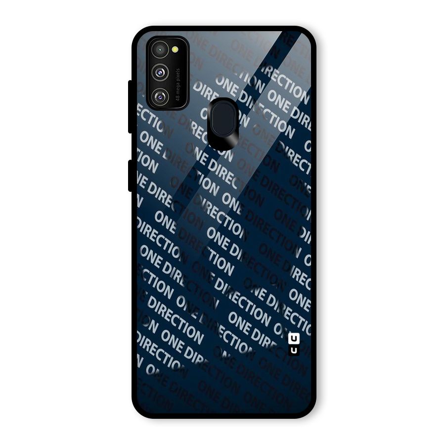 Blue Way Glass Back Case for Galaxy M30s