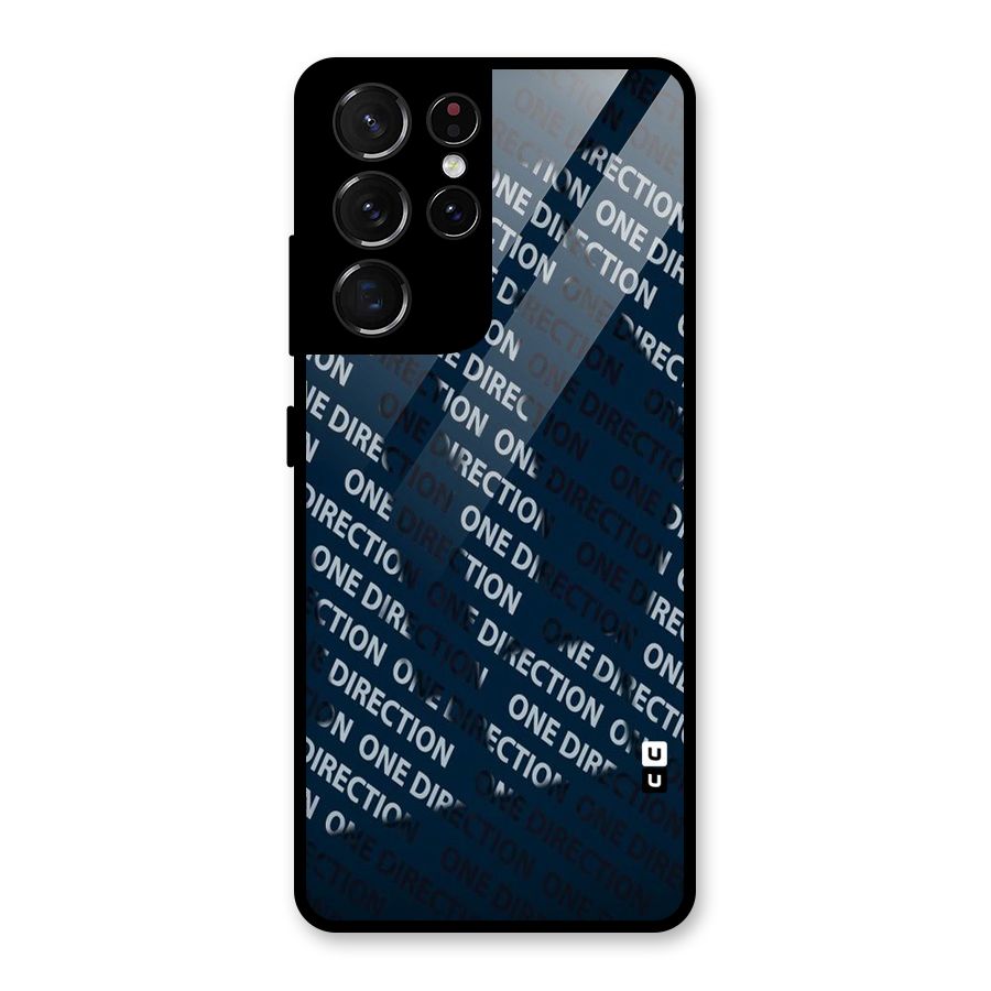 Blue Way Glass Back Case for Galaxy S21 Ultra 5G