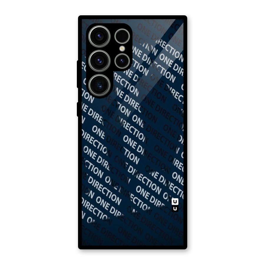 Blue Way Glass Back Case for Galaxy S23 Ultra