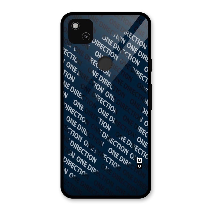 Blue Way Glass Back Case for Google Pixel 4a