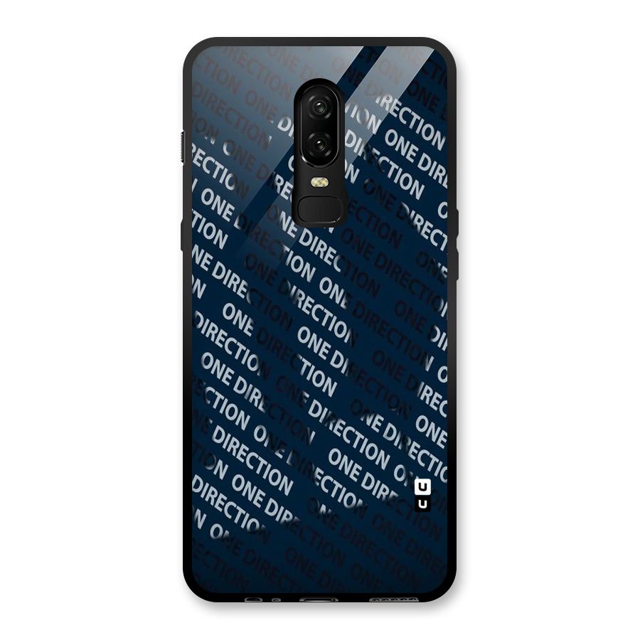 Blue Way Glass Back Case for OnePlus 6