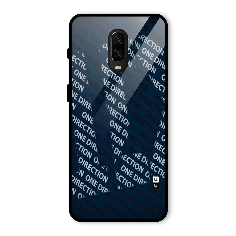 Blue Way Glass Back Case for OnePlus 6T