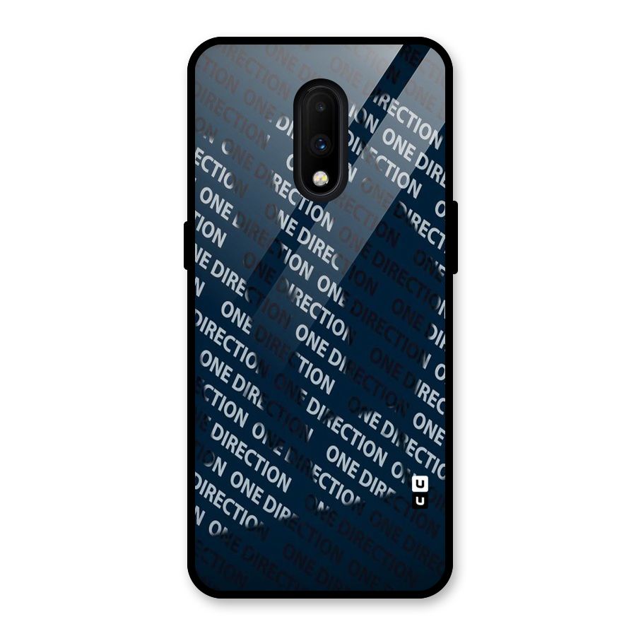 Blue Way Glass Back Case for OnePlus 7