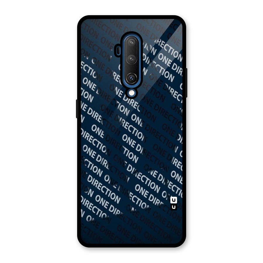 Blue Way Glass Back Case for OnePlus 7T Pro