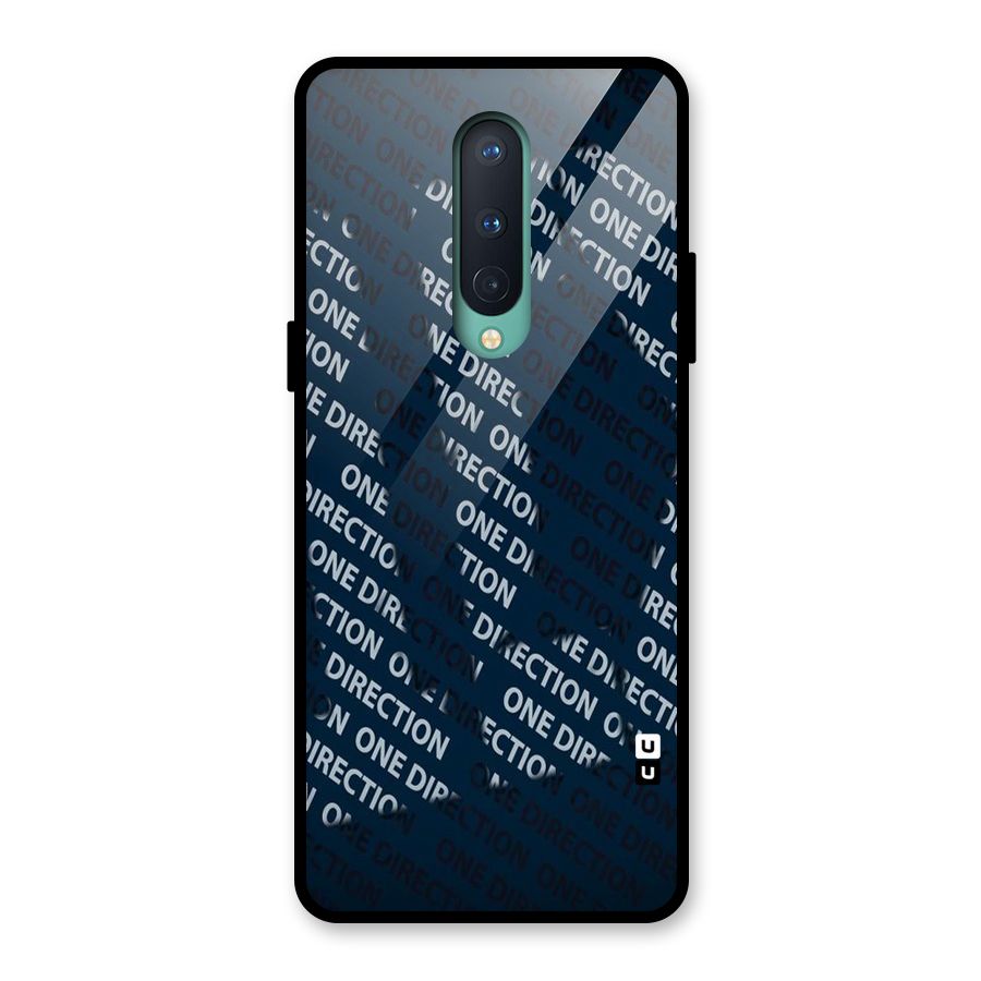 Blue Way Glass Back Case for OnePlus 8