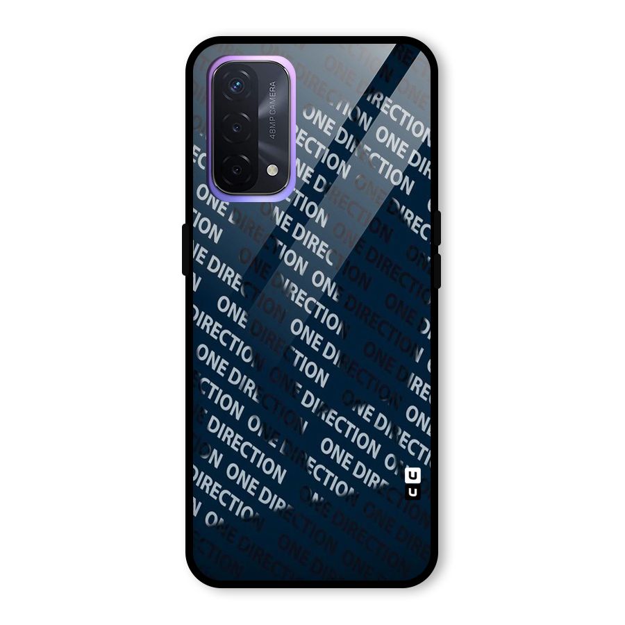 Blue Way Glass Back Case for Oppo A74 5G