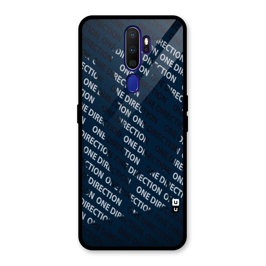 Blue Way Glass Back Case for Oppo A9 (2020)