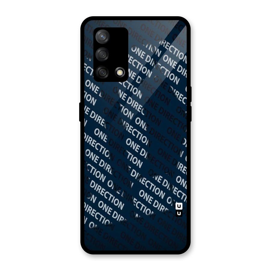 Blue Way Glass Back Case for Oppo F19