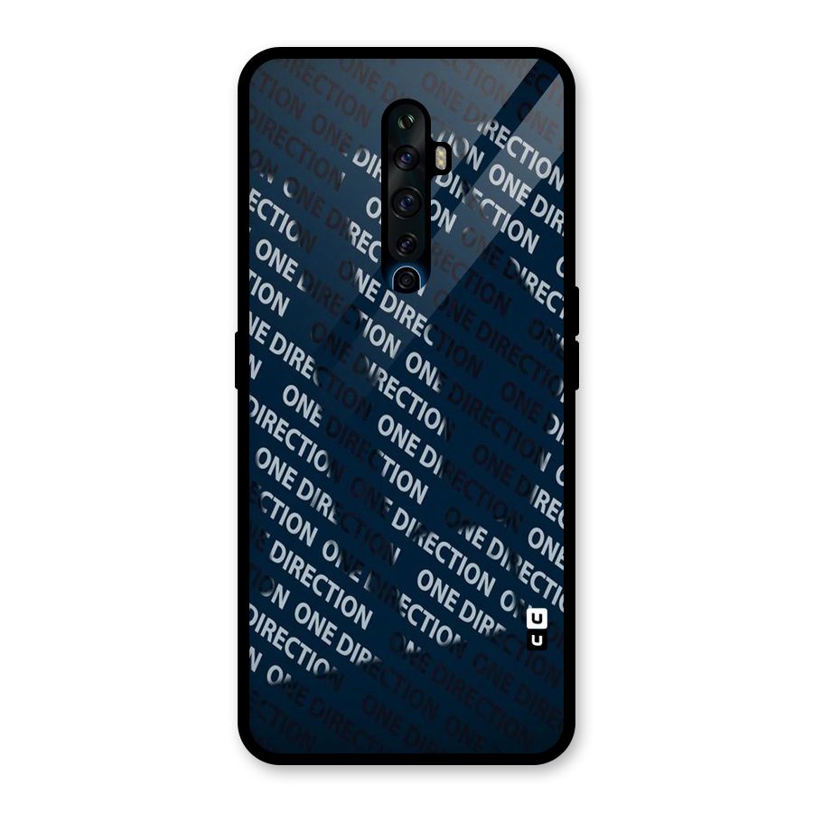 Blue Way Glass Back Case for Oppo Reno2 F