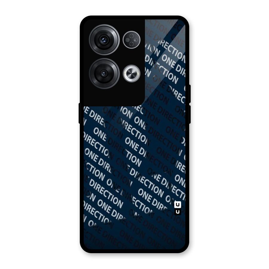 Blue Way Glass Back Case for Oppo Reno8 Pro 5G