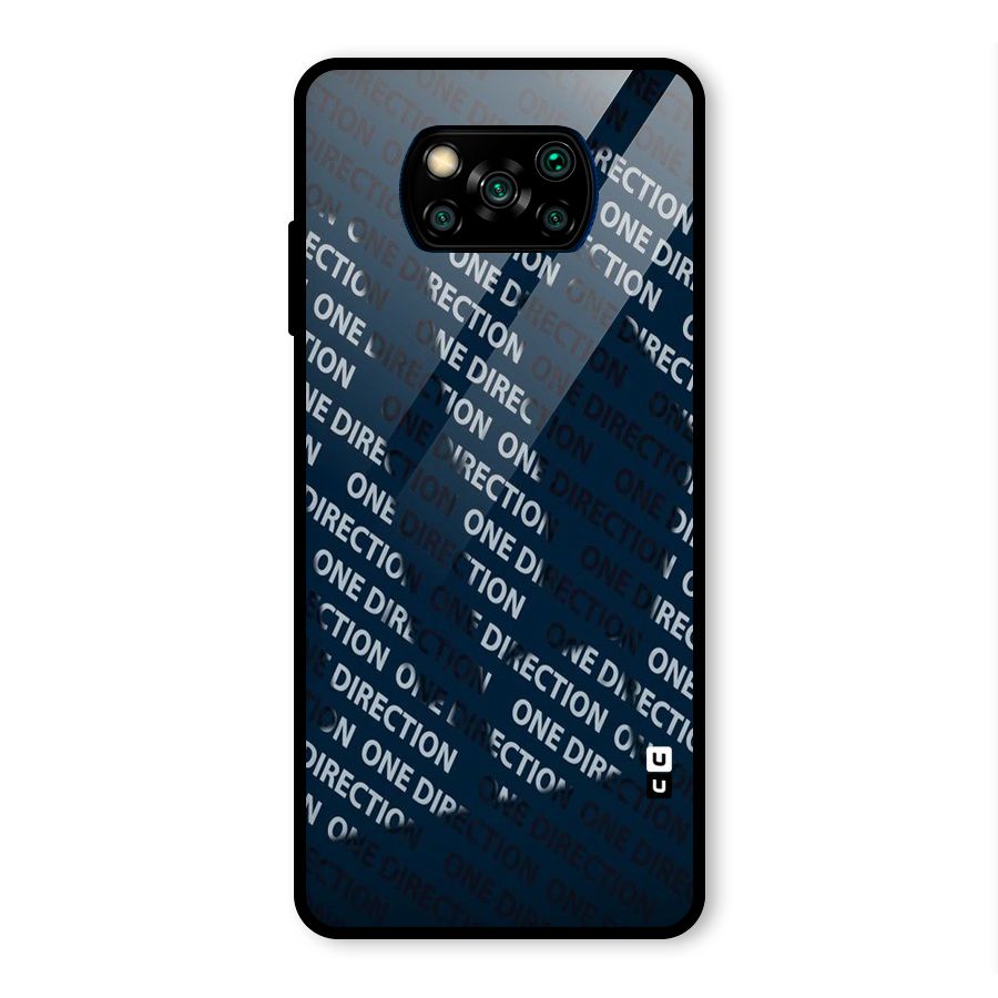 Blue Way Glass Back Case for Poco X3 Pro