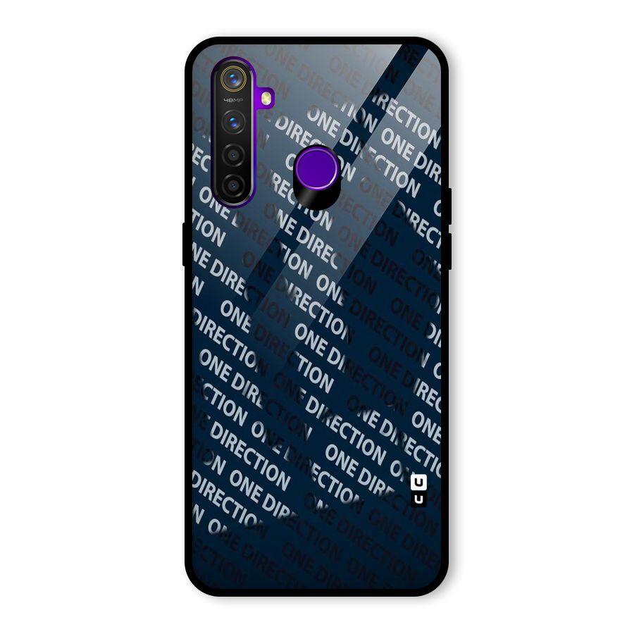 Blue Way Glass Back Case for Realme 5 Pro