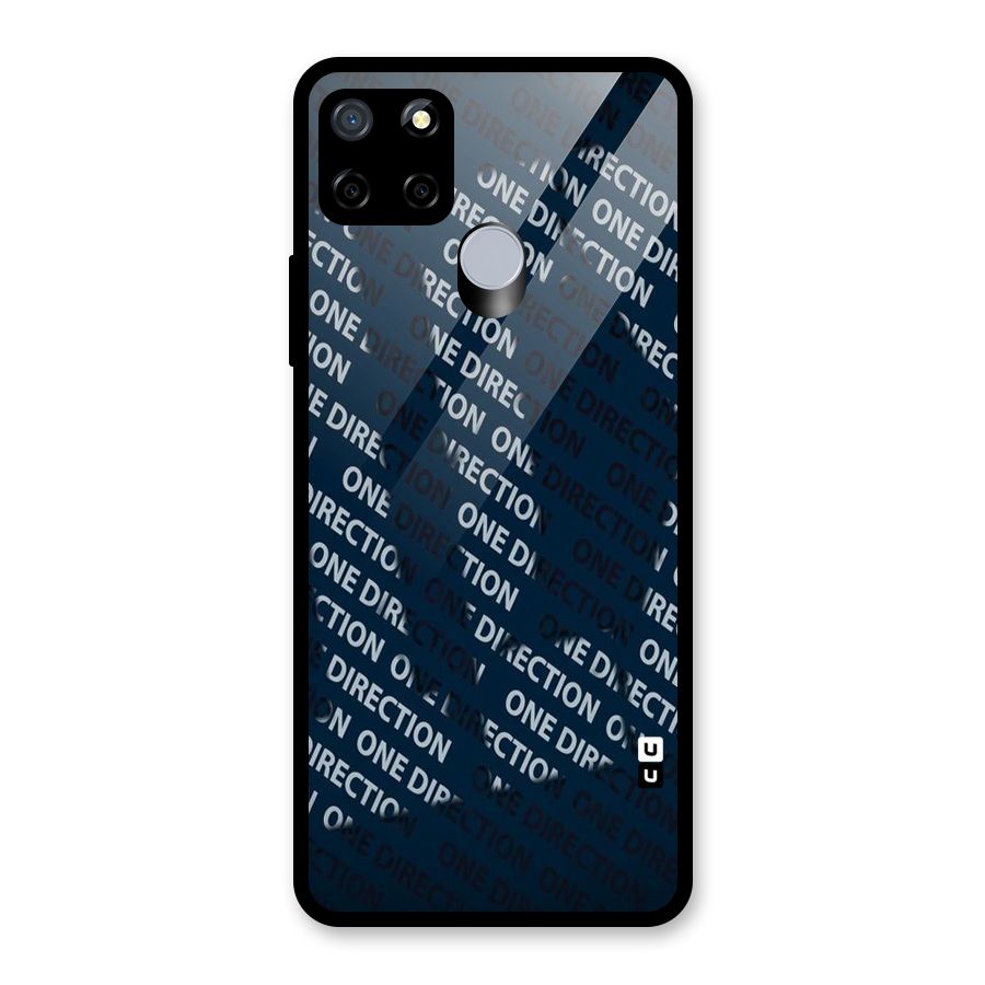 Blue Way Glass Back Case for Realme C12