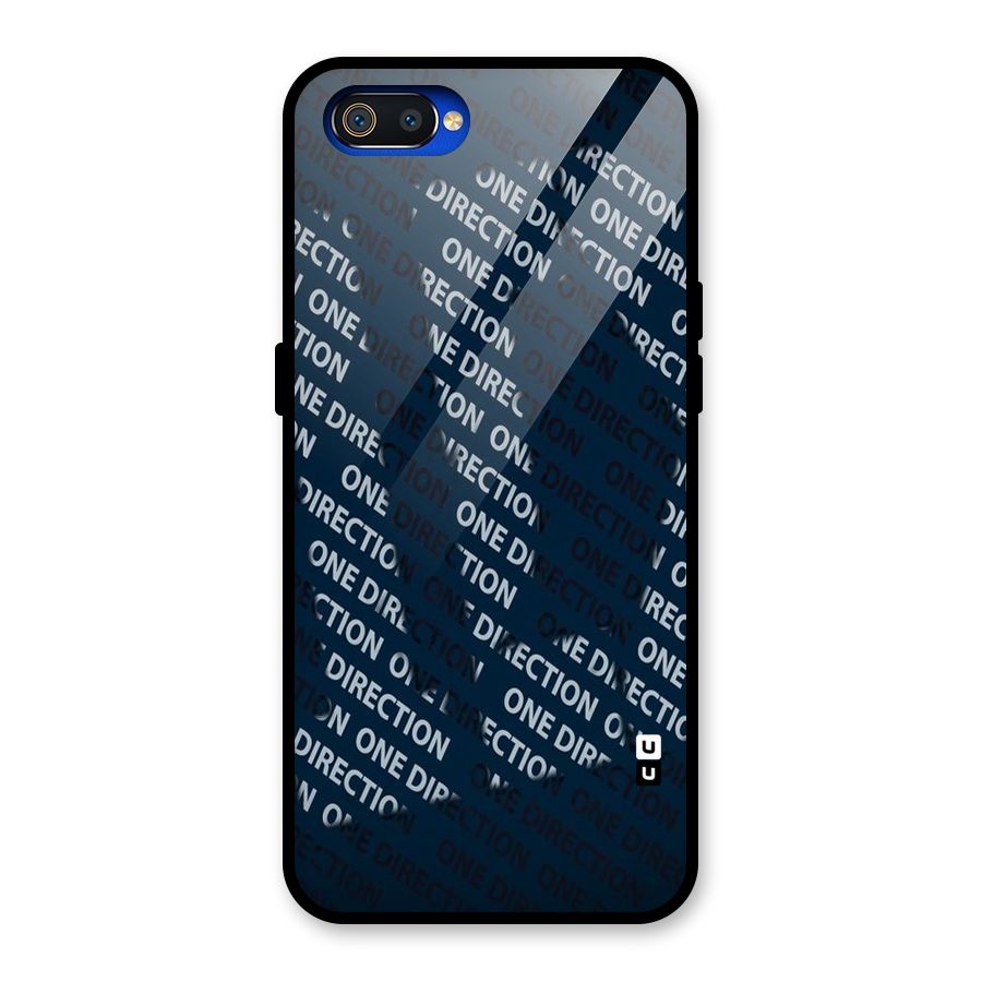 Blue Way Glass Back Case for Realme C2