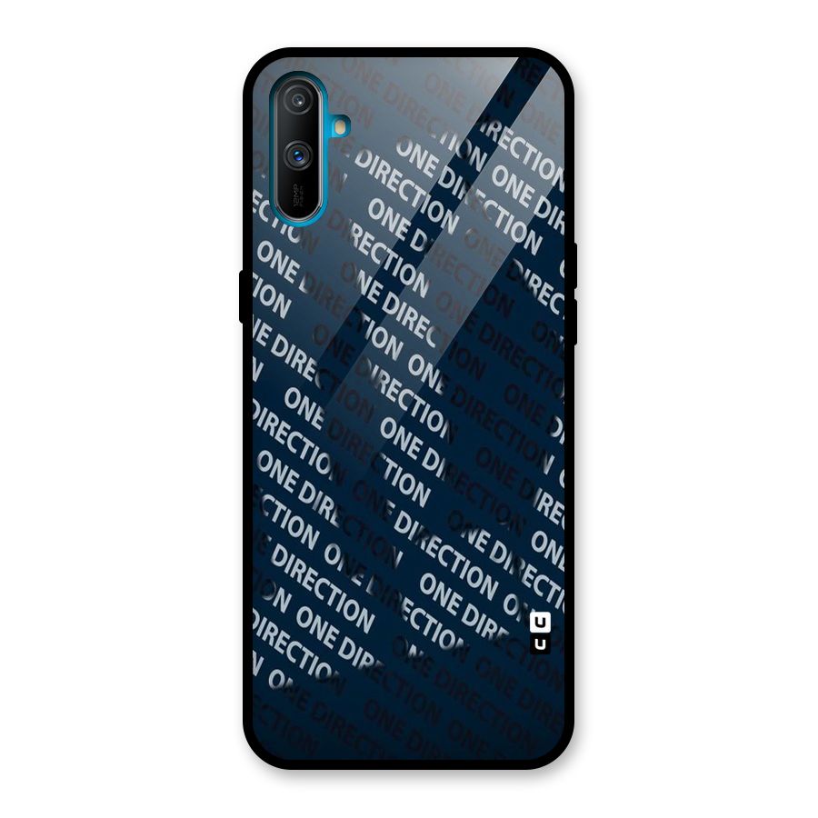 Blue Way Glass Back Case for Realme C3