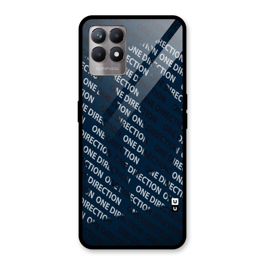 Blue Way Glass Back Case for Realme Narzo 50